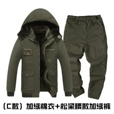 오토바이 배달 공방 목수 작업복 방한복 목공 정비 페인트 택배 주유소 동계 겨울 작업복 낚시복, N