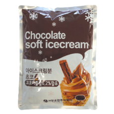 서강 소프트아이스크림 초코 분말 1kg 파우더 가루 대용량 업소용, 1개