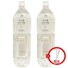 기타 푸드웰 슈가시럽 1.5L x 2개 + 시럽펌프 증정, 15L