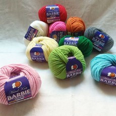 바비울(60가지색)인형/ 모티브/ 담요뜨기 울실, 23, 1개