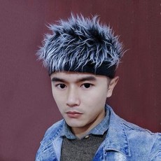 남자머리카락모자