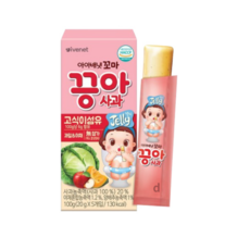 아이배냇 꼬마끙아 젤리, 25개, 3세 ~ 사과맛, 100g