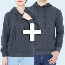 빌리언즈 남녀공용 후드티 단체복 기본 데일리 특양면 빅사이즈 1+1