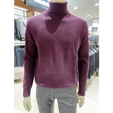 [킨록앤더슨] 킨록앤더슨 가을 겨울 캐시미어 목폴라 버건디 터틀넥 니트(IOKWY070SK16)