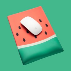 101514 손목쿠션 [] 수박 마우스 손목보호대 스틱 귀여운 아이디어 여학생 사무실 두꺼운 손목 귀요미, 수박 마우스 패드