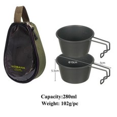 JIBAIHUO 군대반합 캠핑냄비밥 280/300/600ml 야외 스테인레스 스틸 시에라 그릇 캠핑 컵 세트 피크닉 식기 바베큐 14 G1 한개옵션1, B1