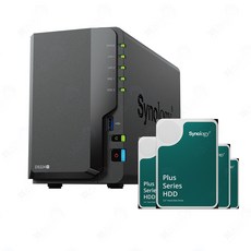 시놀로지 DS224+ 8TB (4TBx2) HAT3300-4T