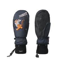 비에스래빗 2324 BSRABBIT BOMB TIGER RABBIT ZIPPER POCKET GLOVE NAVY 스노우보드 장갑, M