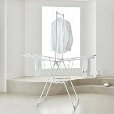 한샘 양날개 프레쉬 건조대, 크림화이트 + 라이트그레이 크림화이트 + 라이트그레이, 1개