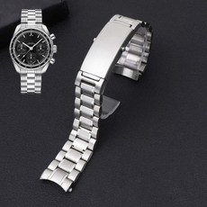 오메가 시계줄 호환 스트랩 seamaster 300 007 18mm 20mm 22mm 실버 시계 밴드