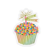 라이플페이퍼 Cupcake Die-Cut 기프트 택, 단품