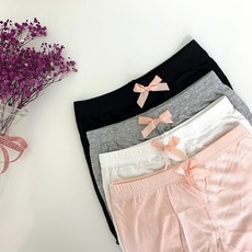 여아속바지 모달95%속바지 4종세트 어린이속바지 여아용속바지 프릴속바지