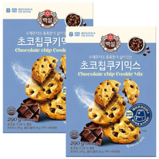 백설 초코칩쿠키믹스, 290g, 2개