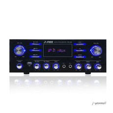 MA-800 300W x 4채널 1200W 고출력 USB 블루투스 플레이어 내장 멀티 에코 믹싱 노래방 앰프 상품 이미지