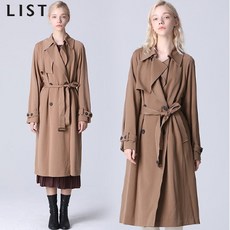 [KT알파쇼핑][리스트(LIST)] 클래식 루즈핏 롱 트렌치 코트