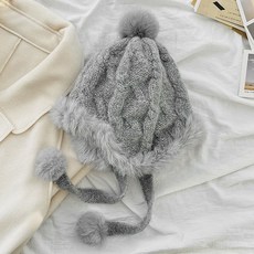 리얼토끼털귀마개