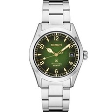Seiko Prospex Alpinist Green Dial Stainless Steel Bracelet Mens Watch SPB155