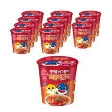 핑크퐁 아기상어 매콤떡볶이, 12개, 111g
