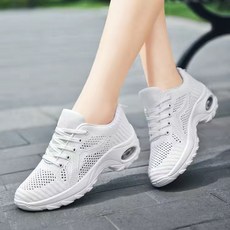 블라벨리 재즈화 라인댄스화 방송댄스화 줌바댄스화 슈즈 스포츠화 경량 사계절 운동화ZH706, 225, 화이트(싱글메쉬)