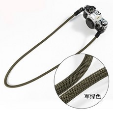 폴라로이드 스트랩 레트로를위한 강력한 나일론 카메라 로프 카메라 어깨, 흑갈색