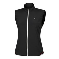 [레노마골프]여성 밑단 E-BAND 포인트 로고 펀칭 집업 베스트 RWVEL6353-199