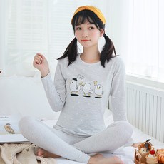 베이핀 순면 코튼 소녀 풀패딩 스웨터 초 고등학교 슬림 이너 웨어다 보온내의