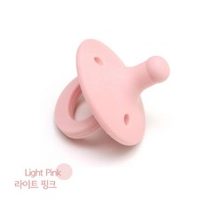 엘린제이 올리 OLI 일체형 실리콘 100% 노리개 젖꼭지, 라이트핑크