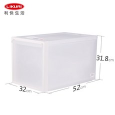 리스펙트 플라스틱수납함 재빠르다 수입 비닐 투명 저장 서랍 양식 수납케이스 정리함 옷장수납함, 320*520*318(D3)