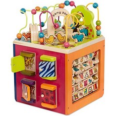 B. Toys Store 방문 B Toys Zany Zoo 나무 활동 큐브 1 년 아동을위한 유아 활동 센터 + : Amazon.co.uk, One Color_One Size, One Color