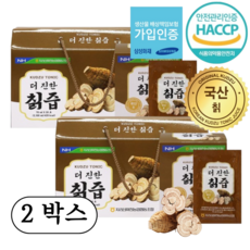 자연에서 직접 채취한 100% 국산 칡 더 진한 칡즙 (한 포당70ml) / 국내산 6년근 홍삼 함유, 2박스, 2.1L