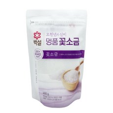 백설 오천년의 신비 명품 꽃소금, 400g, 3개
