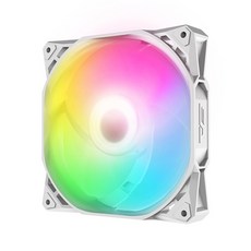 다크플래쉬 darkFlash D6S 140 RGB 1PACK 시스템 케이스 쿨러 (화이트), 1개