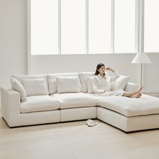 쿠폰가 479 000원 / LOUNGE 아쿠아텍스 4인소파(쿠션3개증정)