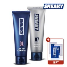 스니키 애경 남성화장품 리얼딥 클렌징젤/필링젤 120g 택1, 01.클렌징젤 120g