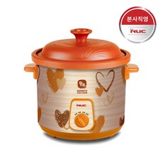 엔유씨 [엔유씨](본사) 3.5L 황토 슬로우쿠커 전기쿠커 NSC-3051 (하트) 건강차/찜/탕/삼계탕, 단품없음