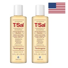 뉴트로지나 T/Sal 테라퓨틱 스칼프 샴푸 133ml 1+1, 2개