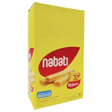 Richeese Nabati Cheese Wafer snacks - 1 Box ( 20 Piece x 7g ), 1개, 7.94g - 리치즈박스