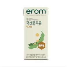 이롬 황성주 박사의 국산콩 두유 무가당, 190ml, 16개