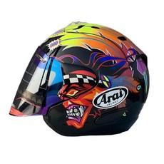 아라이 오토바이 헬멧 레이싱 하프 커버 하드 모자 클래식 스쿠터 경량 할리 안전모