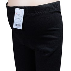 하B하B샵t1kc_카밀라 허리조절 밴딩처리 임부 9부 임산부바지 임부내복 임부용속옷 임부용내의바지 임산부내의하비하비, 검정
