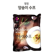 청정원 양송이 스프 1kg 국내산 양송이 에피타이저, 단일상품