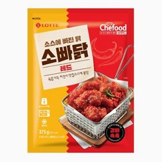 롯데 Chefood 소빠닭 레드, 375g, 25개