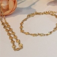 여성은목걸이팔찌세트