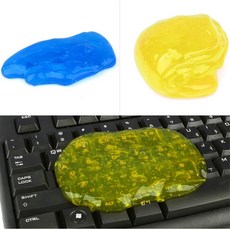 컴퓨터 노트북 키보드 찐득 먼지제거젤 3개 청소용 찐득이 청소젤 창문틀