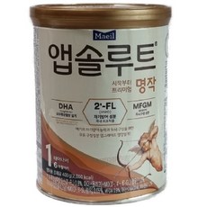 매일유업 앱솔루트 명작 2FL 1단계 400g 1캔 -, 1개