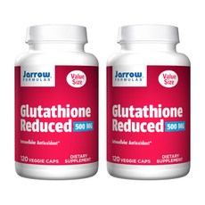 Jarrow Formulas Glutathione Reduced 500 mg 120 베, 120정, 2개