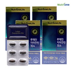 뉴트리원라이프 루테인 지아잔틴164 500mgX30캡슐 4개, 단품
