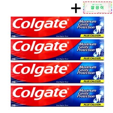 [코스트코 무료배송] COLGATE 콜게이트 그레이트 레귤러 치약 + 깔끔이 증정, 4개, 250g