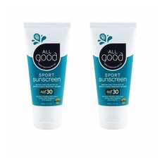 All Good 선크림 선스크린 로션 SPF 30 Sport Sun Lotion [89 ml] - 2팩 세트