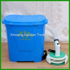 배부식전동충전비료살포기분사기25l(전동자동고속양식장양계장사료미끼)